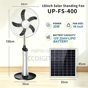 New Design Solar Fan 18 Inches
