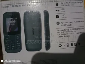 New Nokia 106 Black