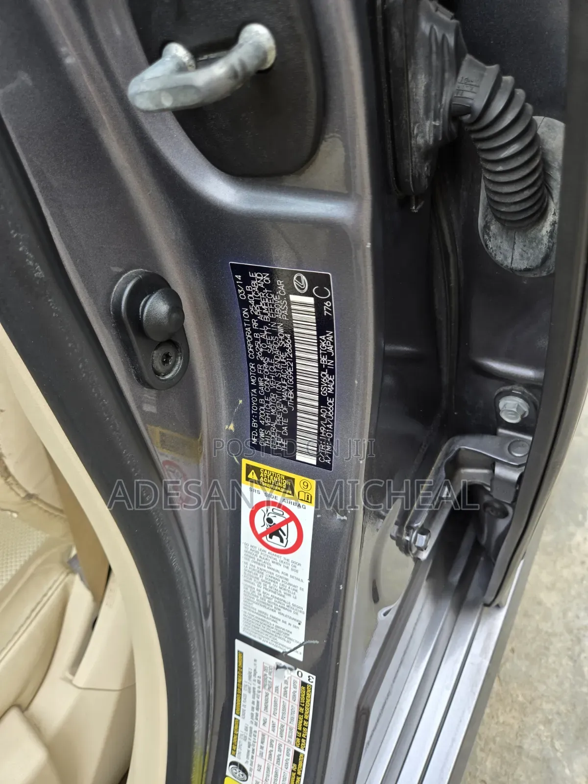 Lexus ES 2014 Gray