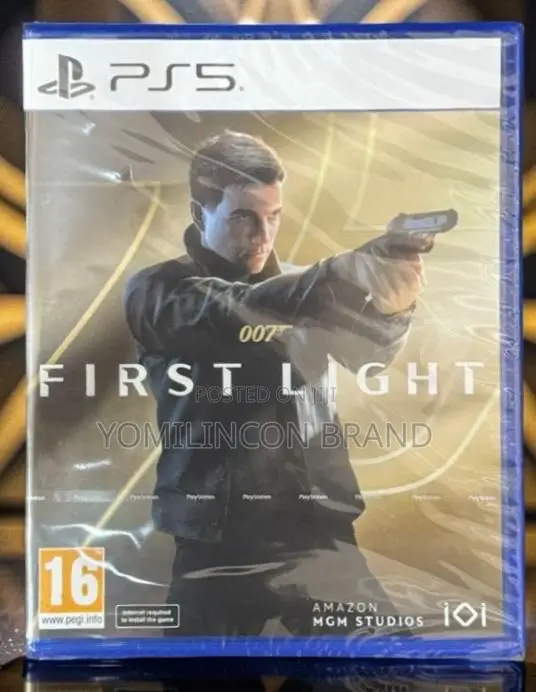 007 First Light Ps5 Brand New Sealed Disc