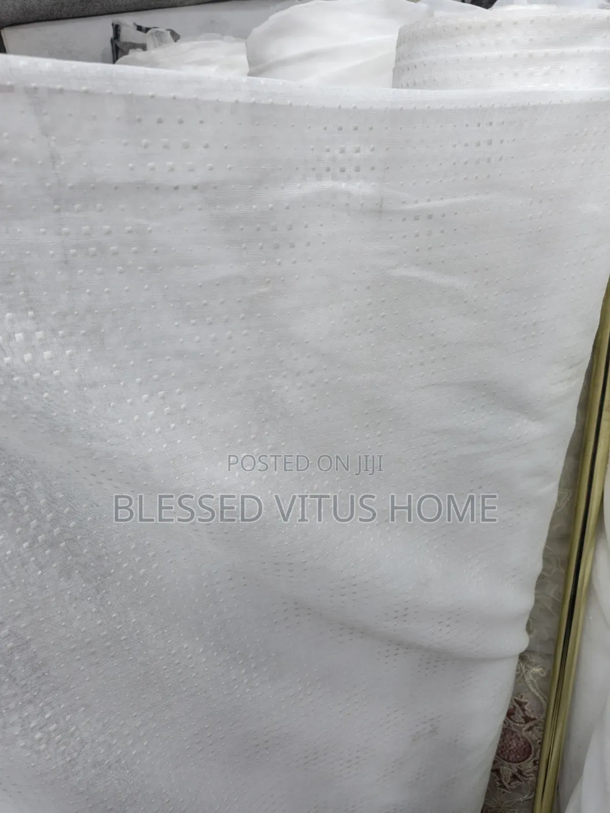 White Sheer Curtain