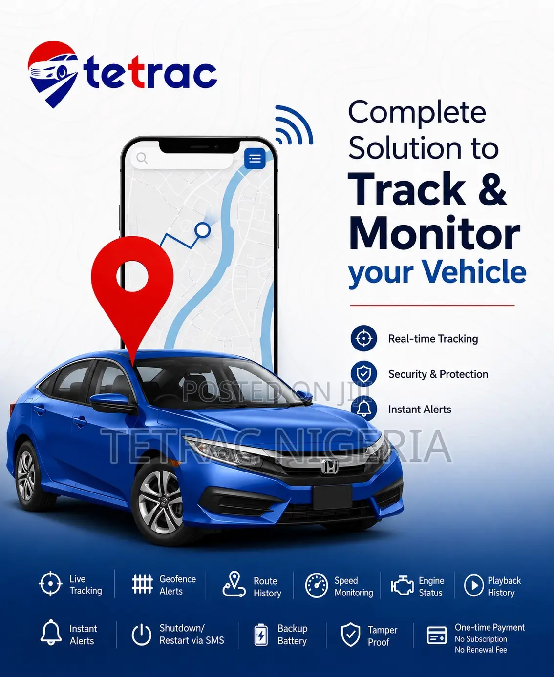 High-Tech Car Tracker | GPS | GPRS