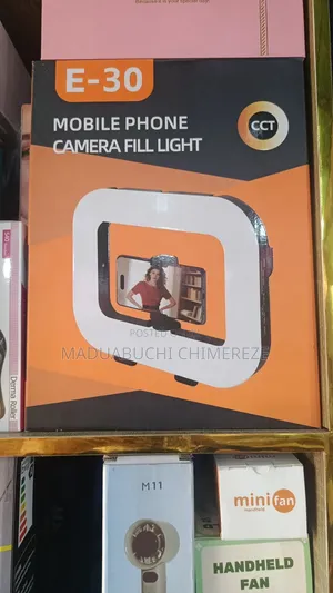 E-30 Mobile Phone Camera Fill Light | Rechargeable Led Selfie Video