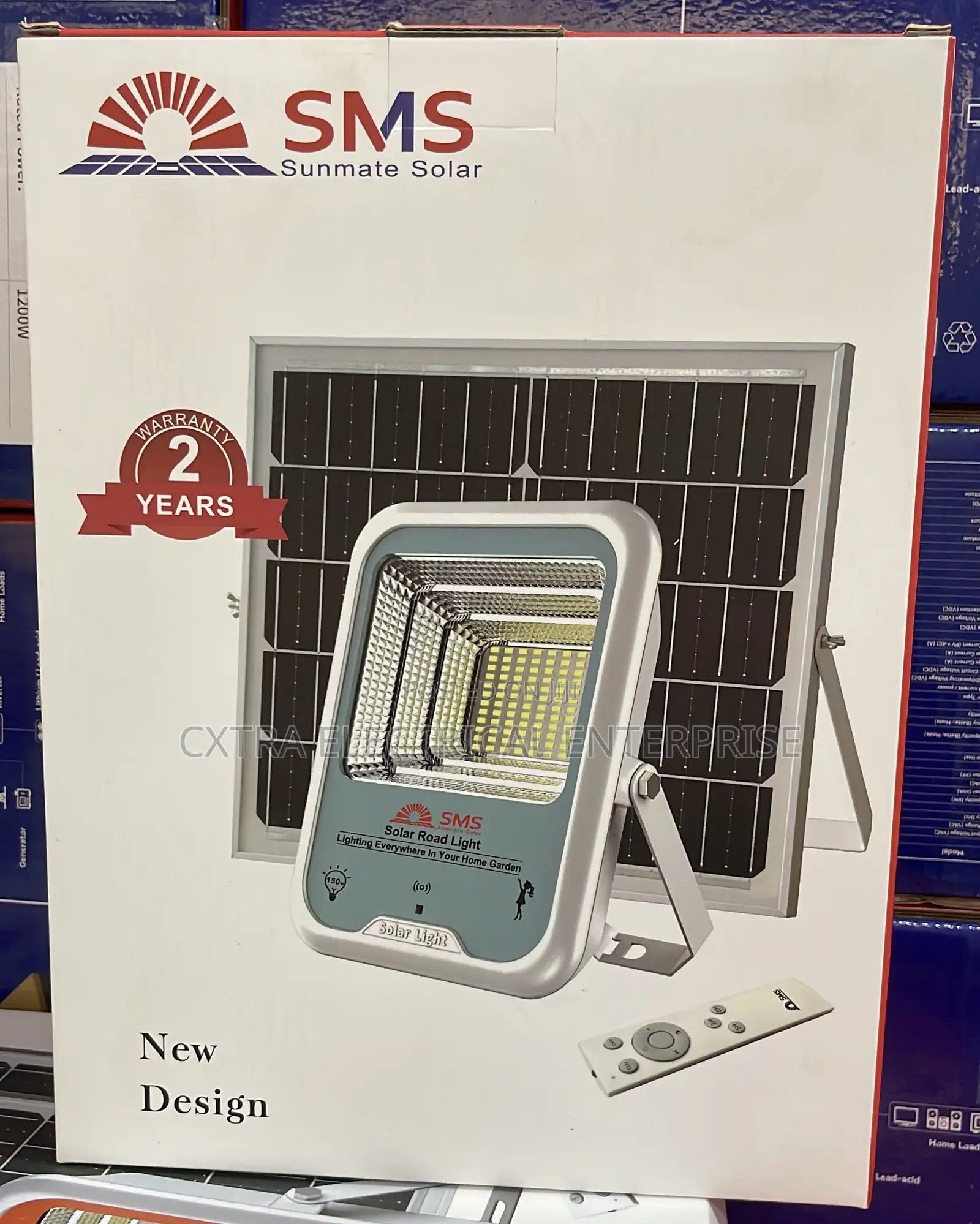 150w Solar Floodlight SMS