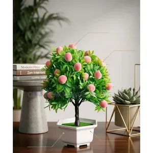 Artificial Fruit and Flower Potted Plant