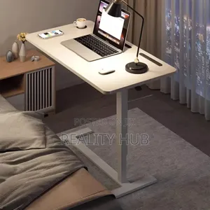 Laptop Table Desk Height Adjustable Laptop Table With Rotating Wheels