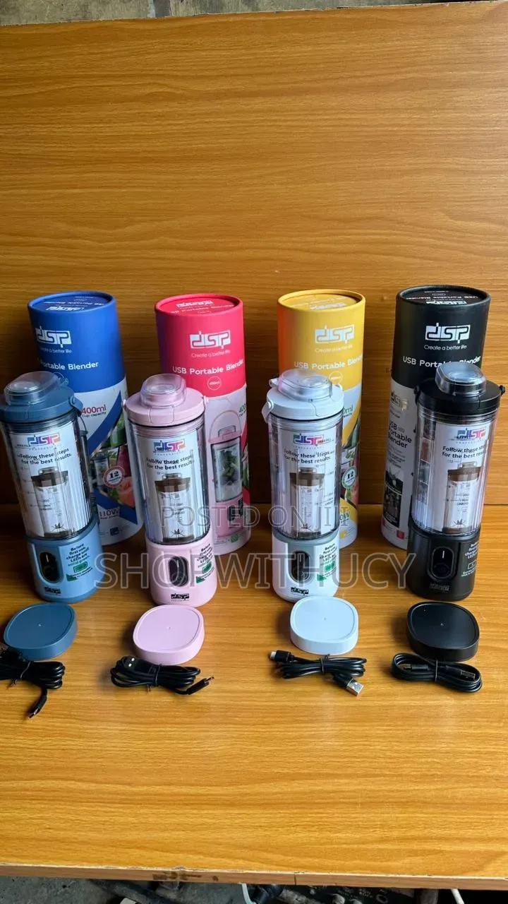 DSP Rechargeable Cordless Portable Blender With 6 Blades