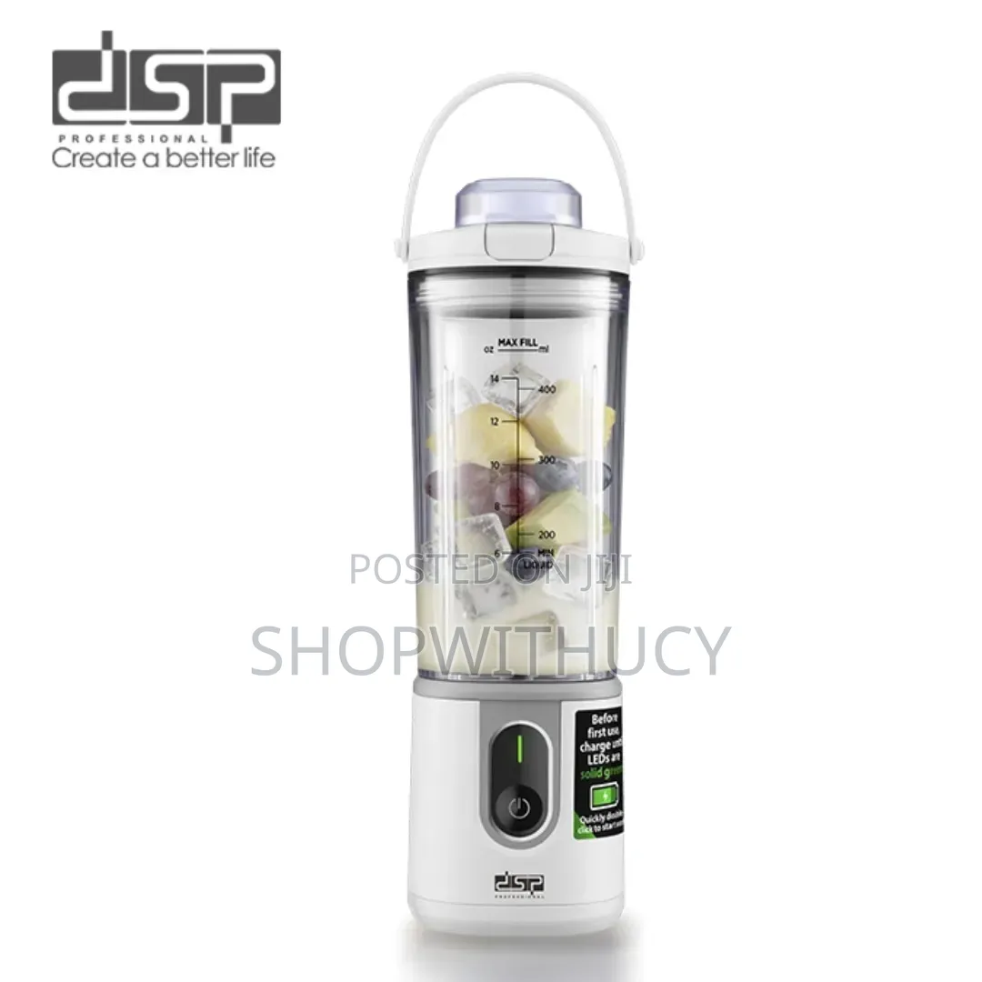 DSP Rechargeable Cordless Portable Blender With 6 Blades