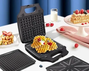 DSP 3-in-1 Sandwich Maker, Waffle Iron, and Multi-Grill
