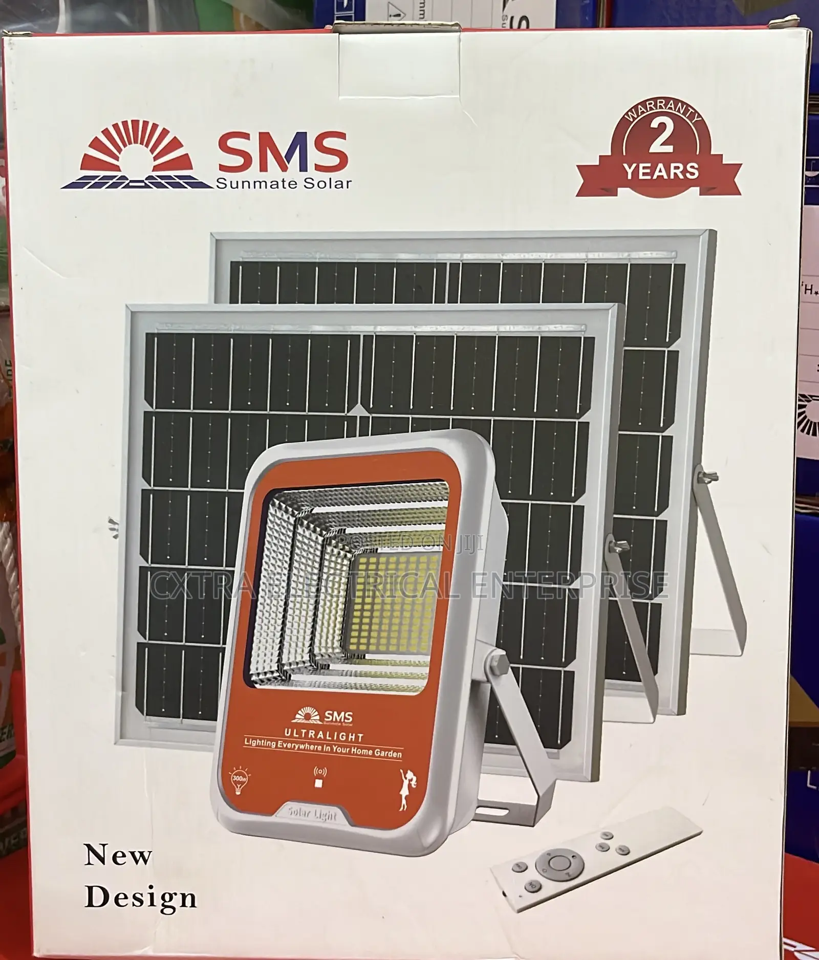 300w Solar Floodlight SMS