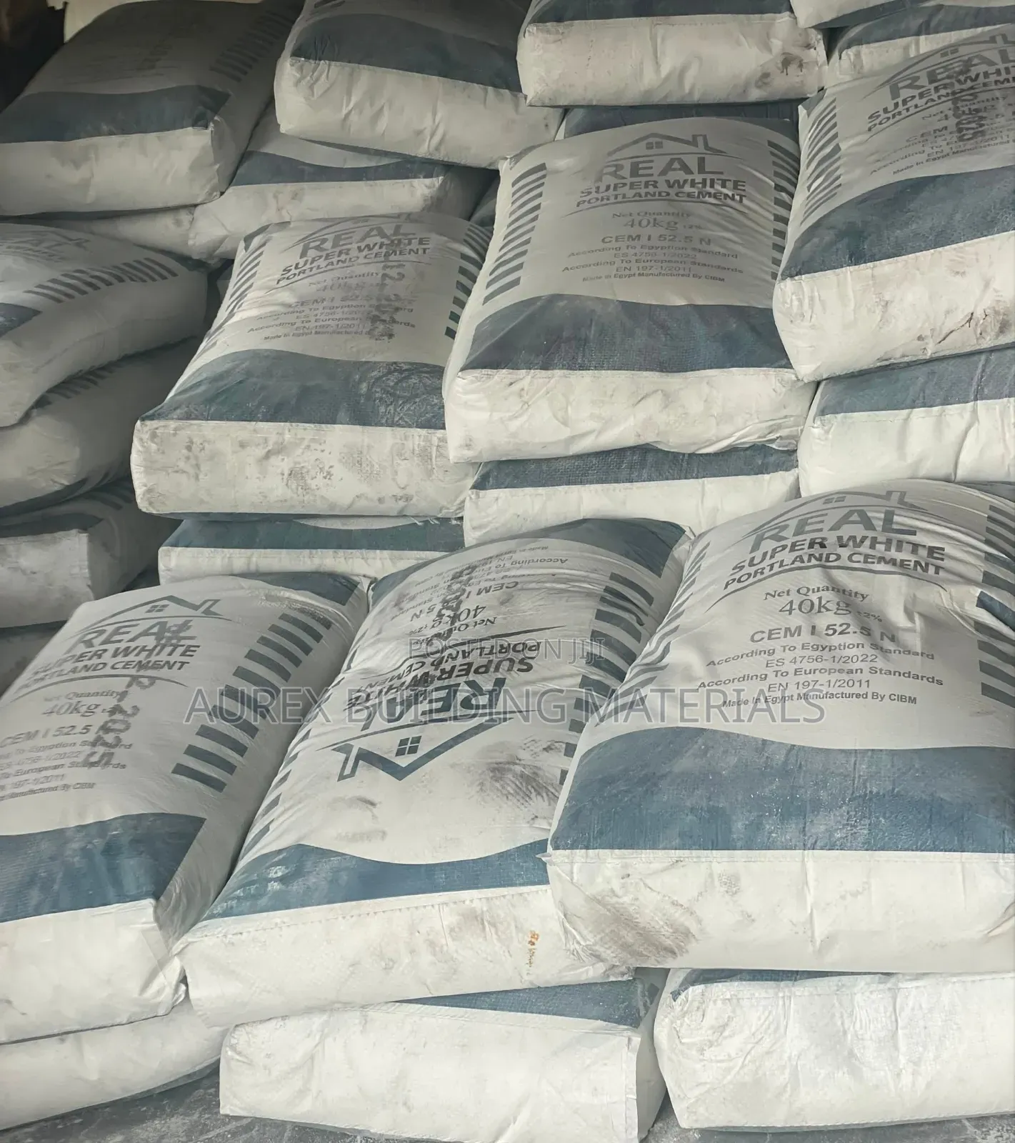 40kg Real Super White Cement