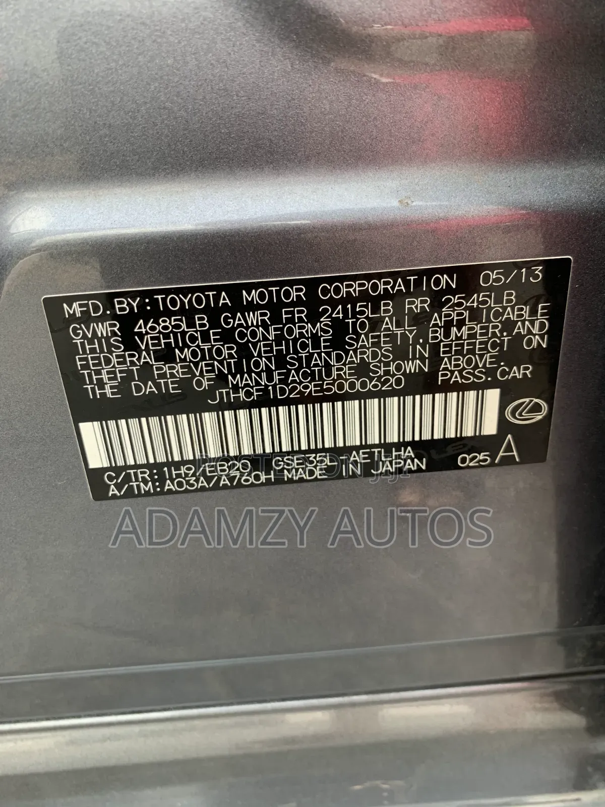 Lexus IS 2014 Gray
