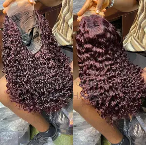 Burgundy Sassy Curls Wig