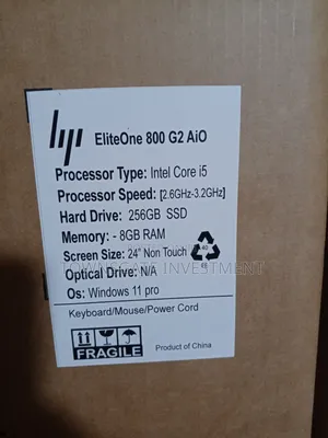 New Desktop Computer HP EliteOne 800 8GB Intel Core i5 SSD 256GB