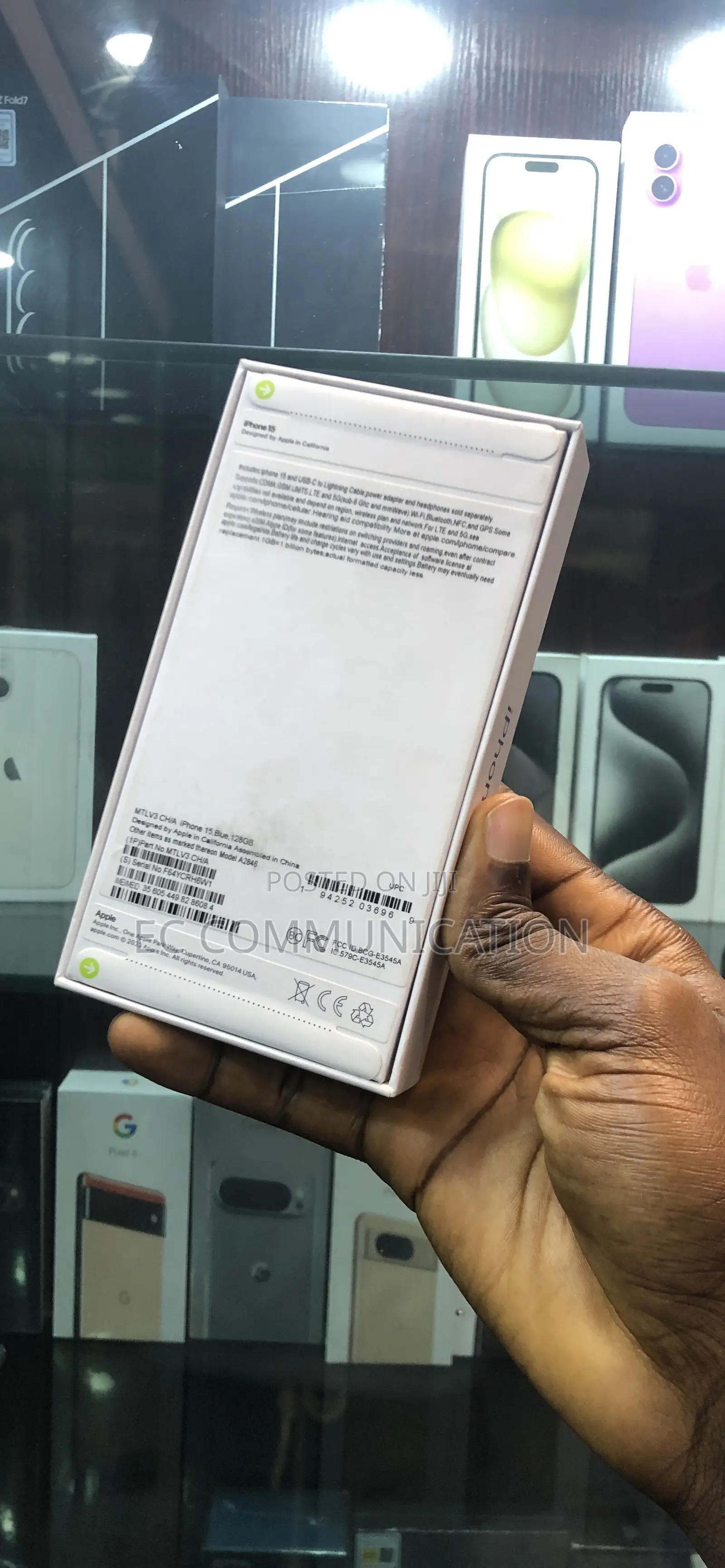 New Apple iPhone 15 128 GB Blue