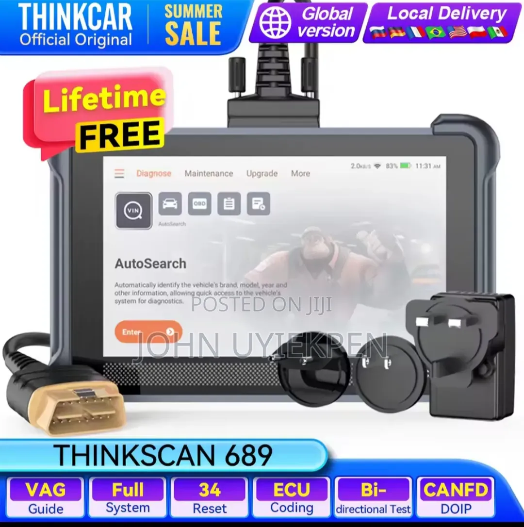 Thinkscan 689: Advance Diagnostics, Ecu Coding, Bi-Directional Control