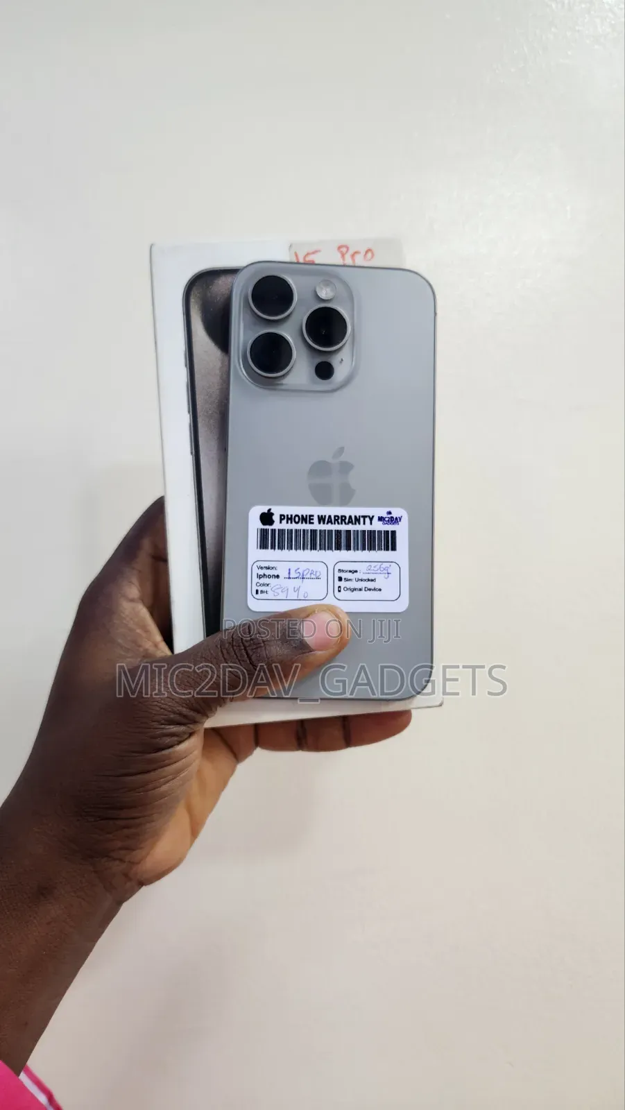 Apple iPhone 15 Pro 256 GB Silver