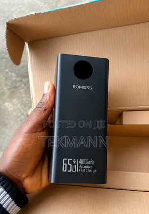 Romoss 40000mah 65w Fast Charging Power Bank for Laptops Phones