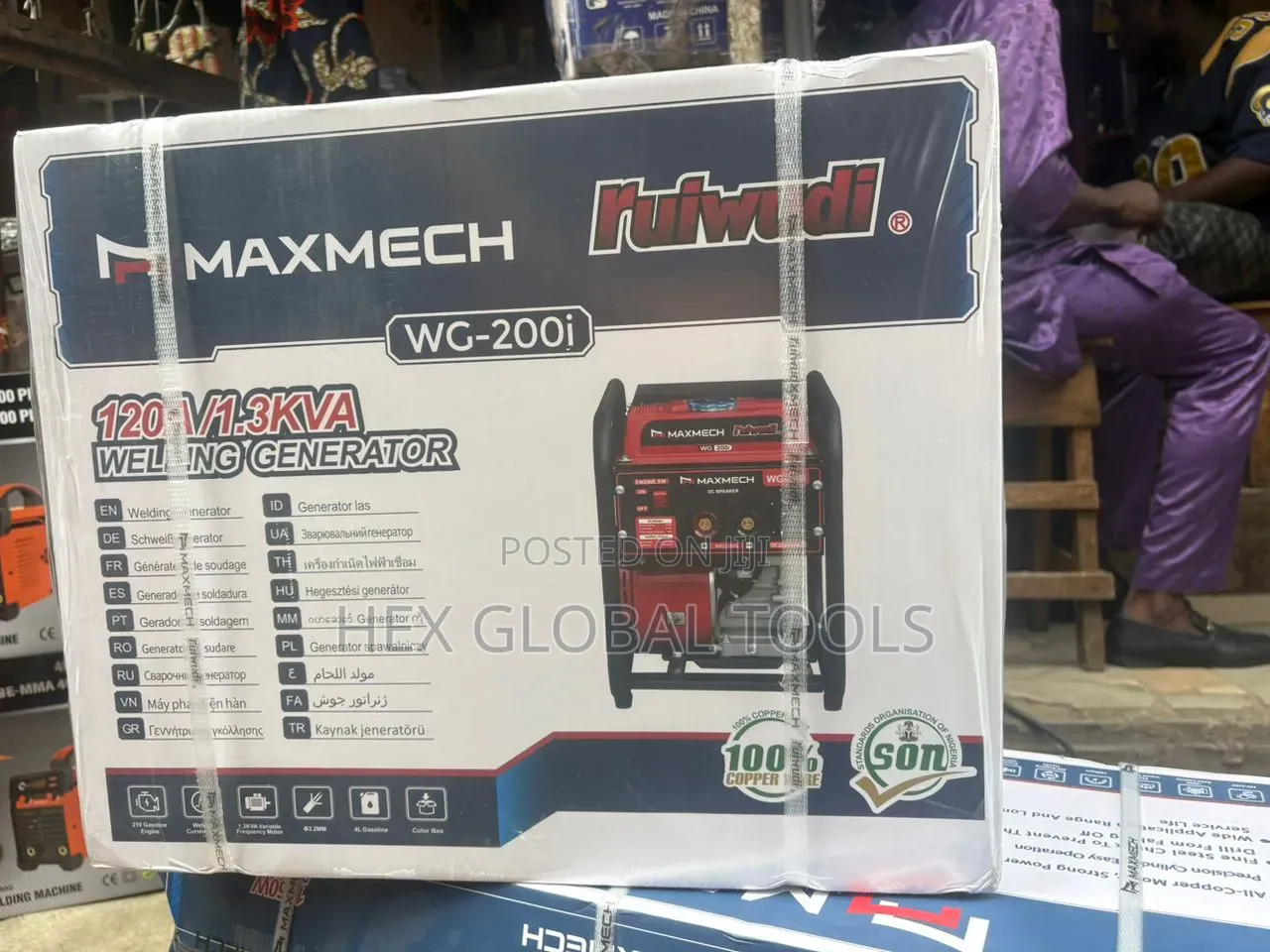 Wg200i Maxmech Welding Generator