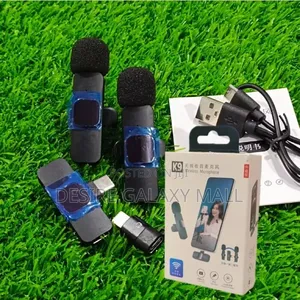 Dual Wireless Lapel Microphone Set