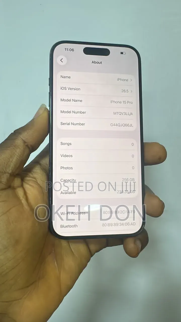 Apple iPhone 15 Pro 256 GB Blue