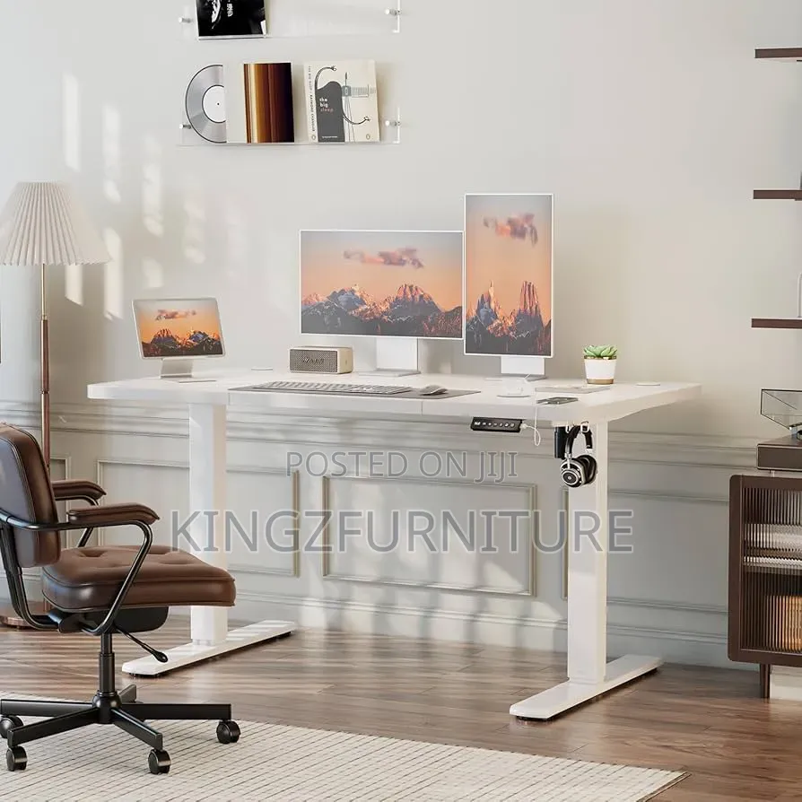 Rectangular Height Electric Desk 120x60 Cm