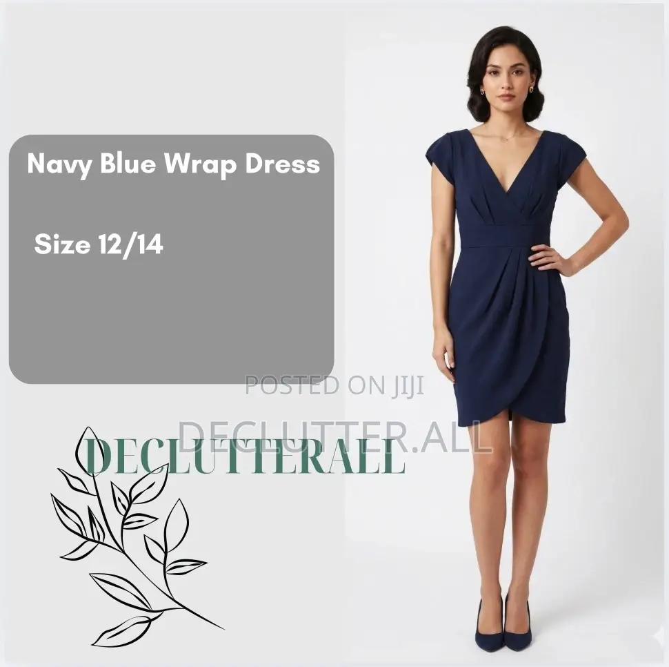 Blue Wrap Dress