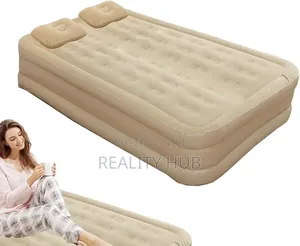 Inflatable Automatic Inflatable Bed Twin - Integrated Pump -