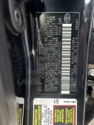 Toyota Camry LE 2021 Black