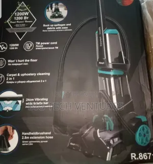 2-in-1 Carpet Cleaner/Sweeper Features a 1200w Motor and a 24cm