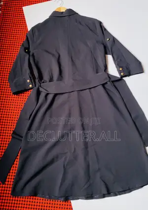 Black Button Down Dress
