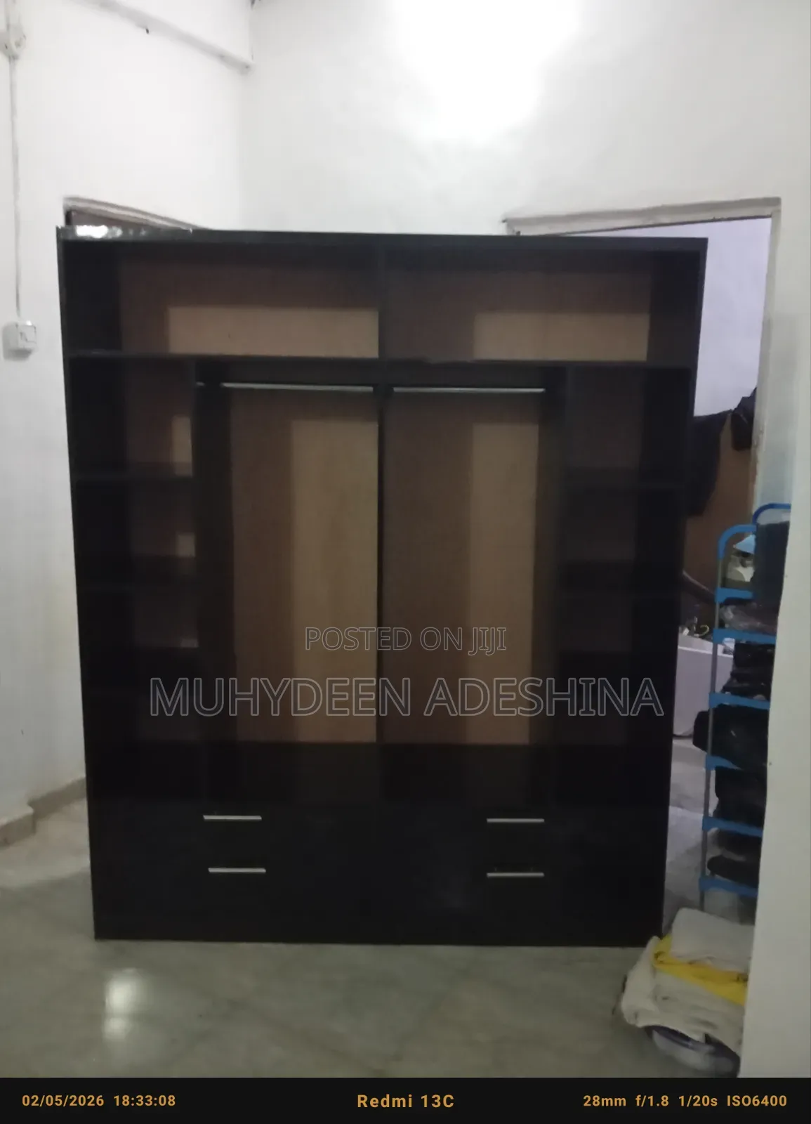 6ft by 6ft Open Wardrobe