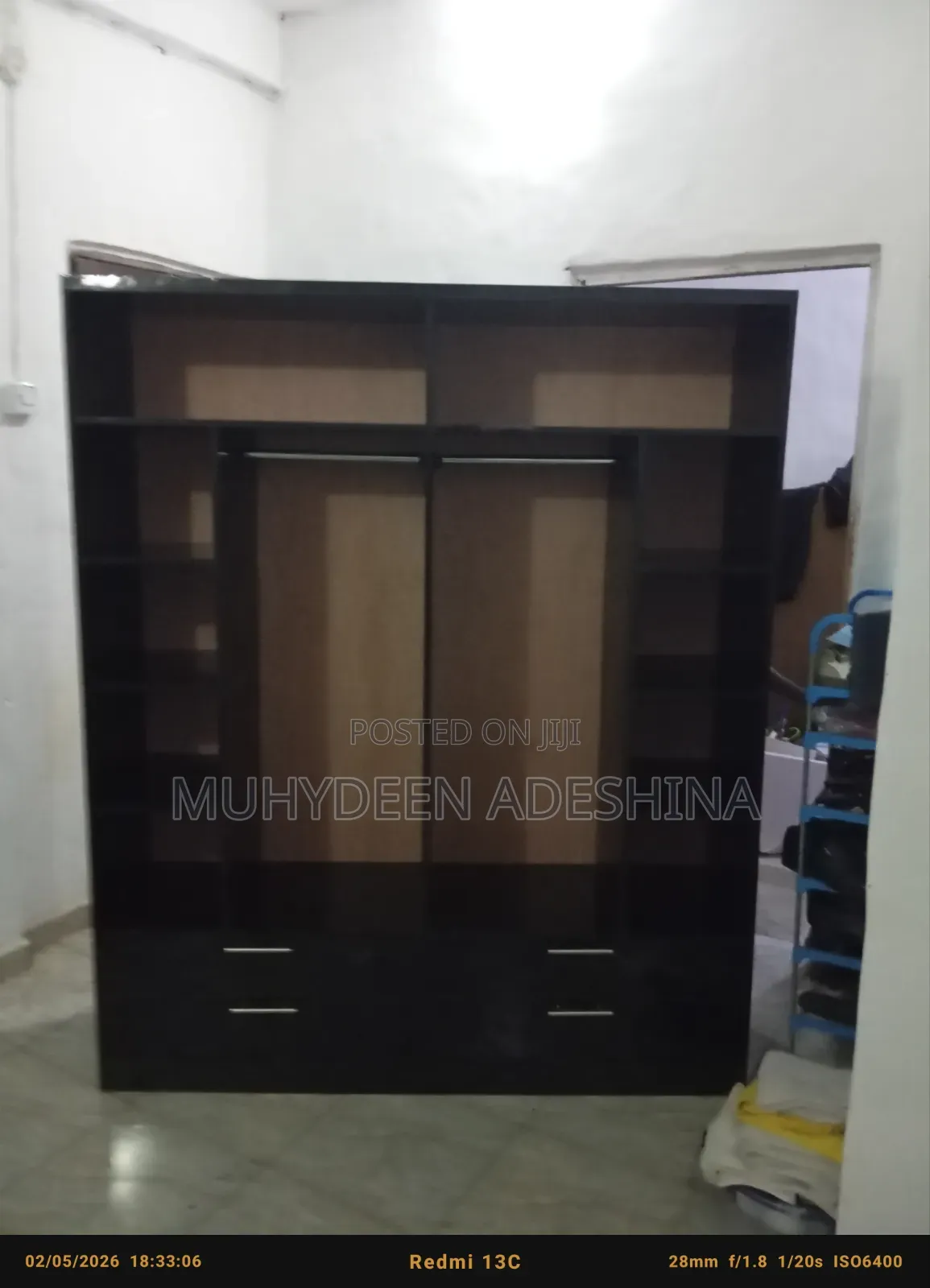 6ft by 6ft Open Wardrobe