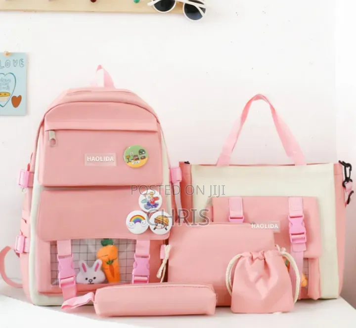 Haolida Cute Backpack 5 Pieces Set