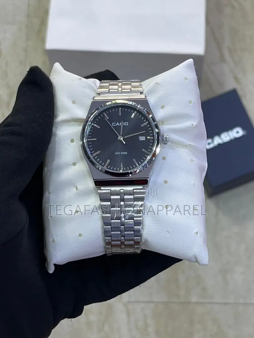 Casio Analog Spherical Pure Steel Watch