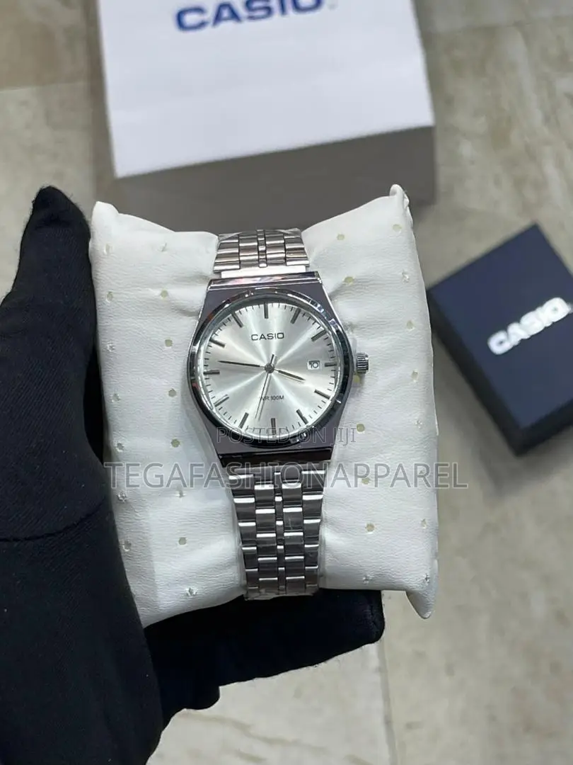 Casio Analog Spherical Pure Steel Watch