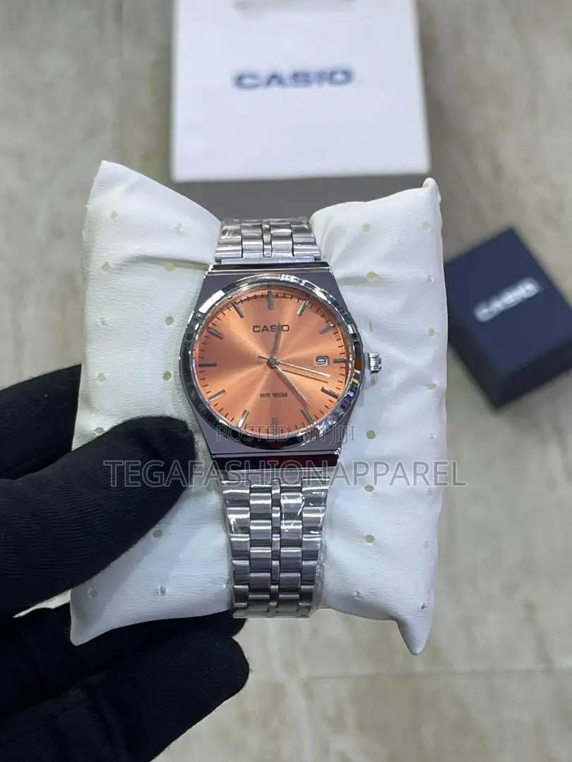 Casio Analog Spherical Pure Steel Watch