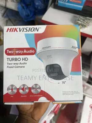 Hikvision Turbo Hd Two-Way Audio PTZ Rotating CCTV Camera - 2mp