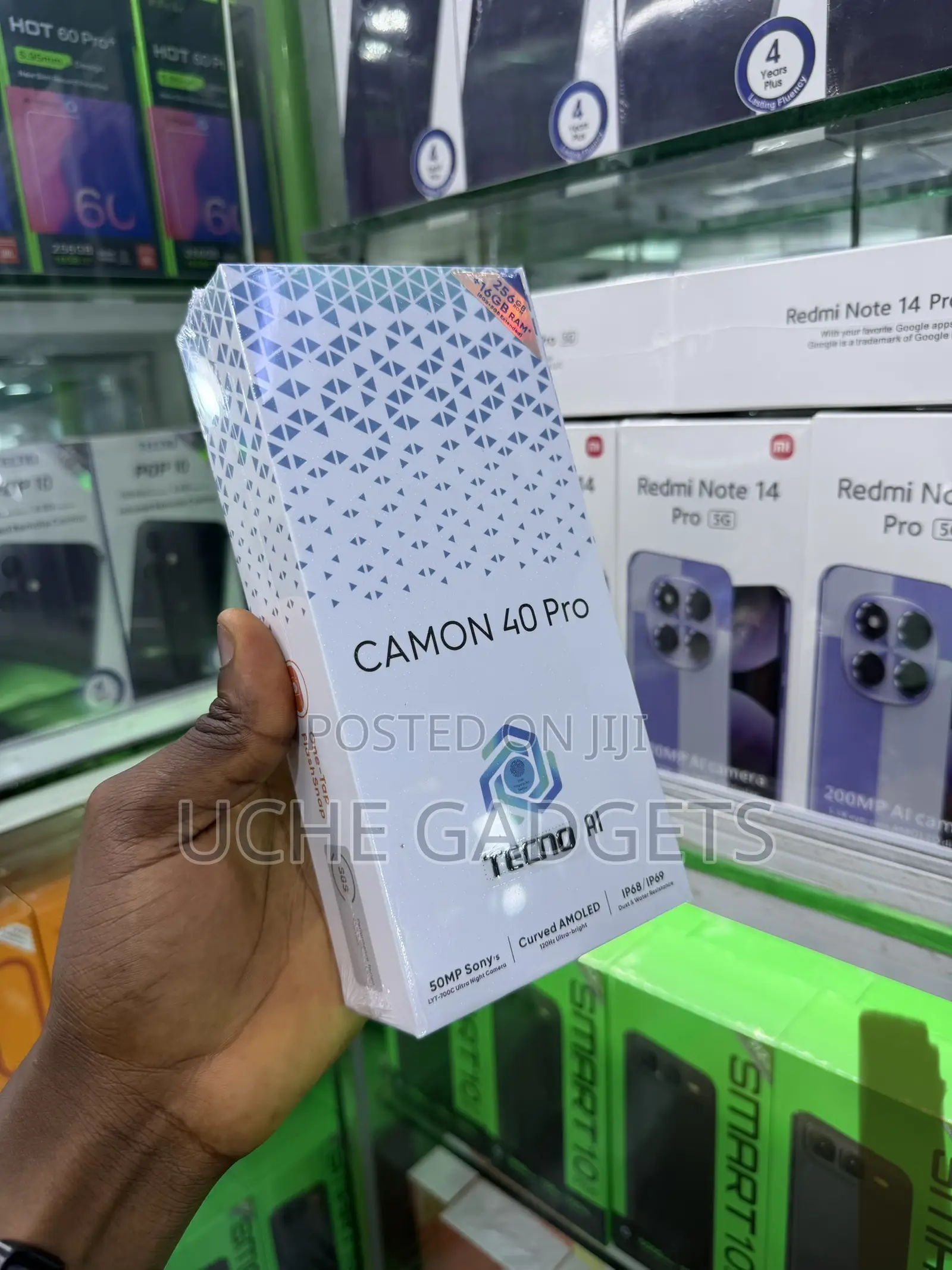 New Tecno Camon 40 Pro 5G 256 GB
