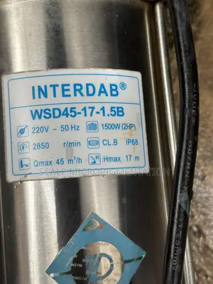 Interdab Submersible Pumping Machine - 2hp