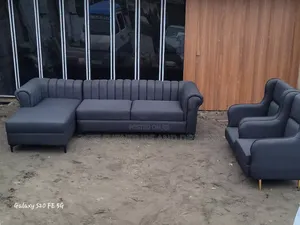 Cream Color L Couch and 2 Singles