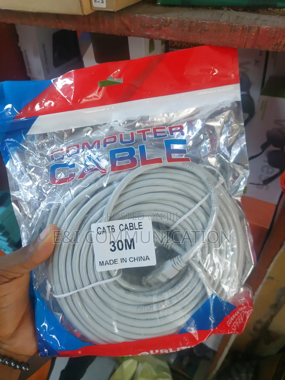 30 Metter Router to Computer Cable, Cat6 Cable.