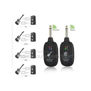 Original A8 Uhf Wireless Guitar Transmitter Receiver Set 730mhz 50m