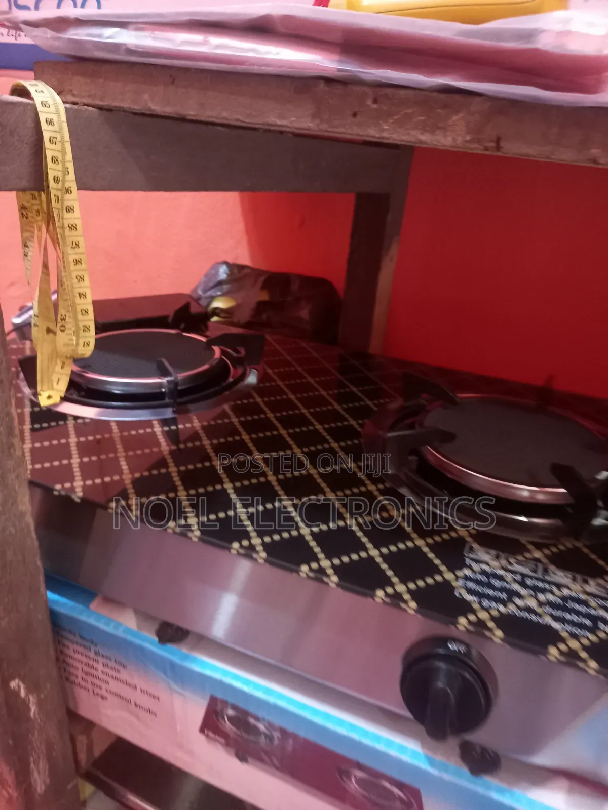 Fadar Plus 2 Burner Infrared Glass Table Top Gas Cooker