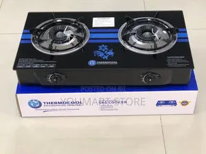 Thermocool Double Burner Table Glass Gas Cooker