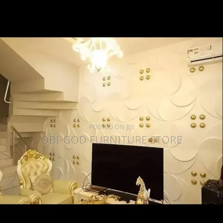 3d PVC Textured Wall Panel for Interior Decor