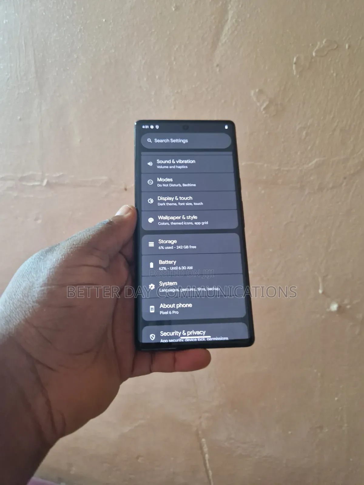 Google Pixel 6 Pro 256 GB Black