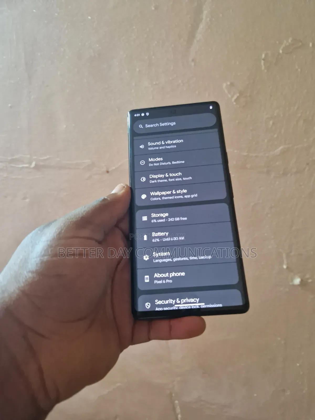 Google Pixel 6 Pro 256 GB Black