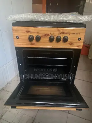 Maxi 6x6 Wood-Finished Gas Cooker 3+1 Burners