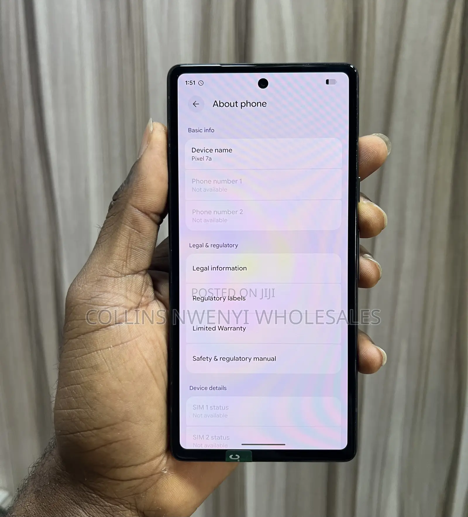 Google Pixel 7a 128 GB Black